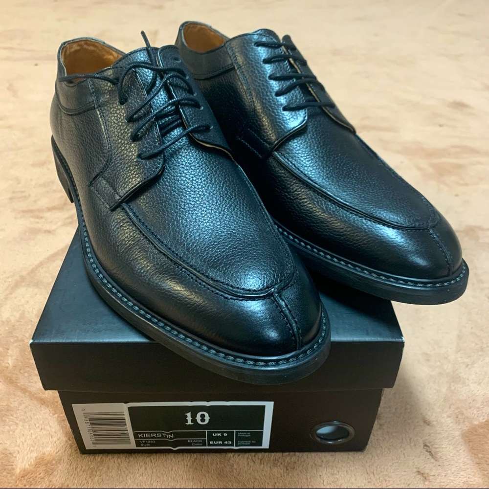 Men’s Black Kierstin Leather Derby